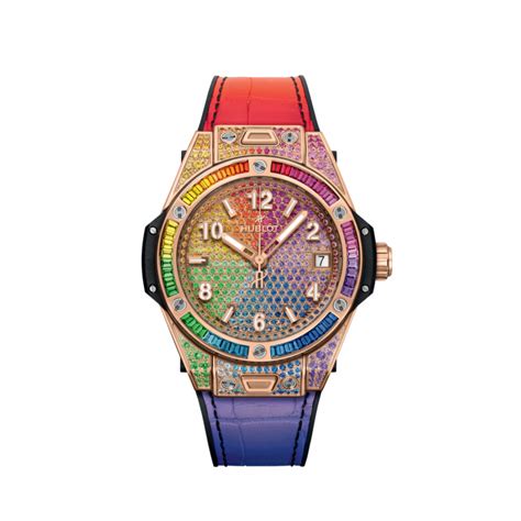 Big Bang One Click Rainbow King Gold 39 mm 